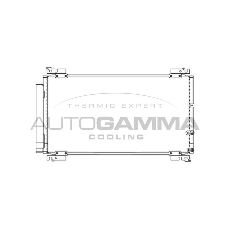 Condenseur, climatisation AUTOGAMMA 107359