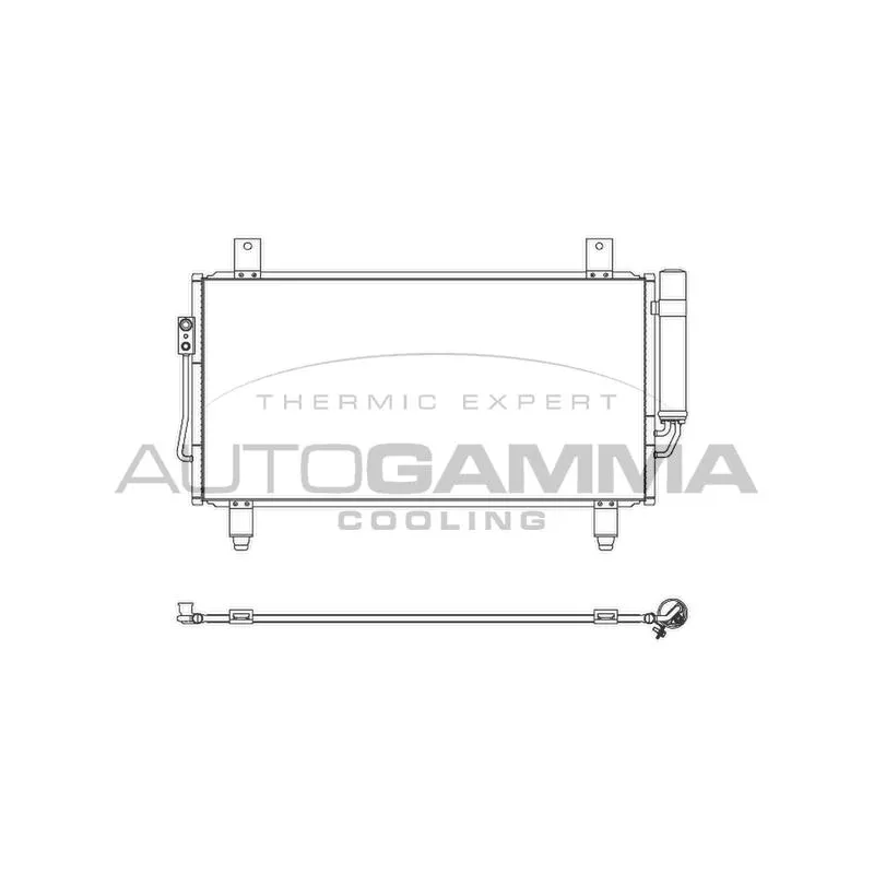 Condenseur, climatisation AUTOGAMMA 107360