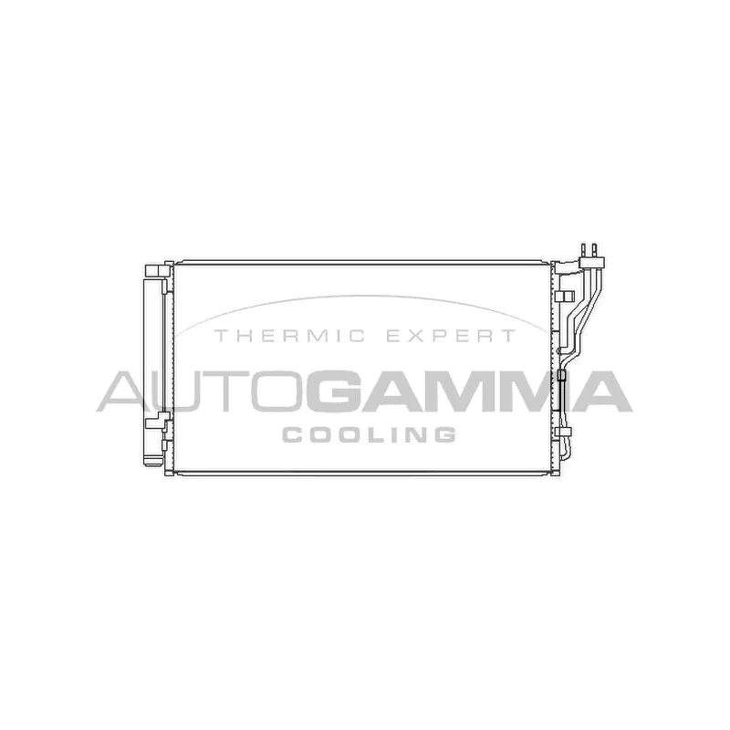 Condenseur, climatisation AUTOGAMMA 107361