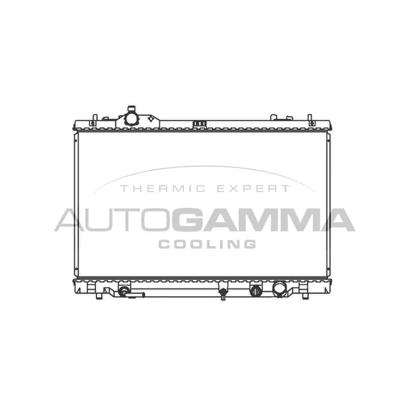 Radiateur, refroidissement du moteur AUTOGAMMA 107366