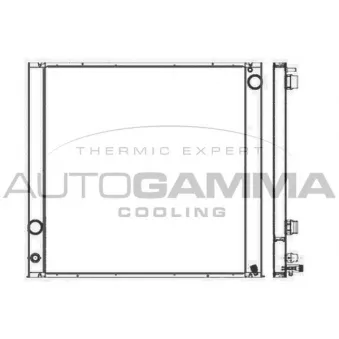 Radiateur, refroidissement du moteur AUTOGAMMA 107369