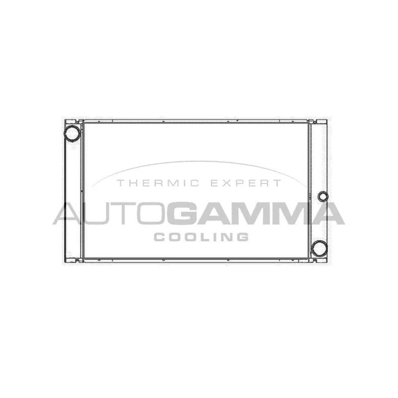 Radiateur, refroidissement du moteur AUTOGAMMA 107411