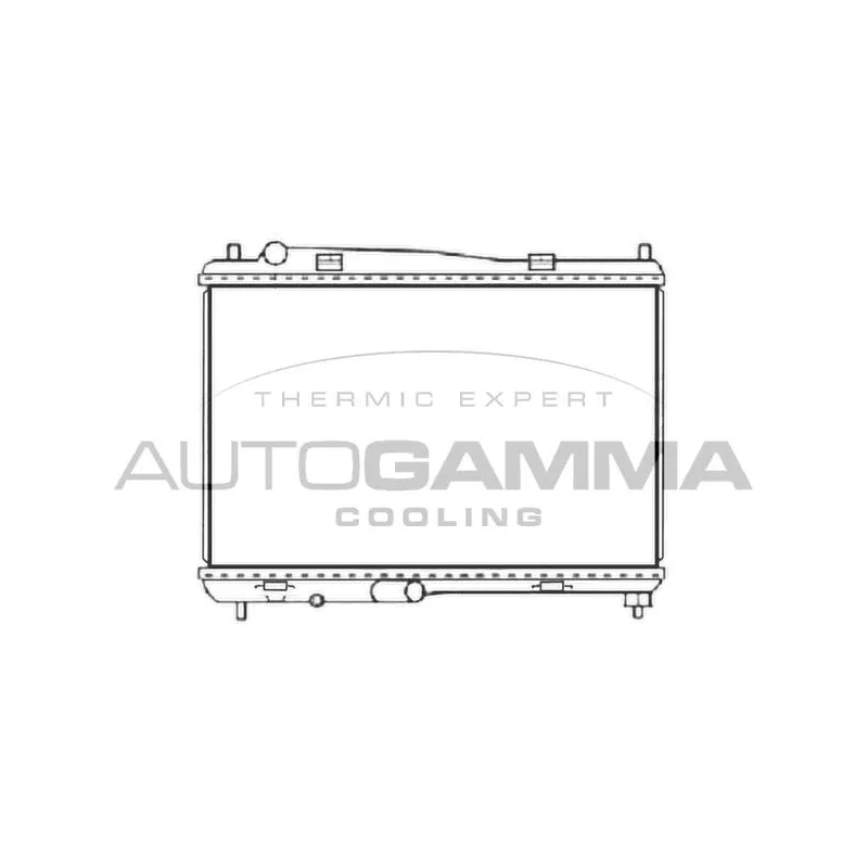 Radiateur, refroidissement du moteur AUTOGAMMA 107415