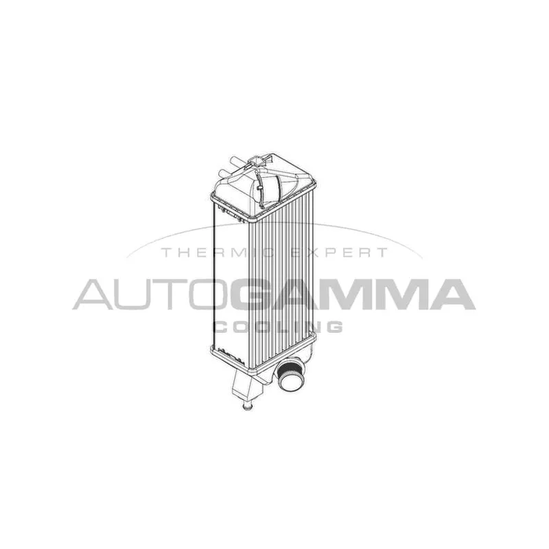 Intercooler, échangeur AUTOGAMMA 107451