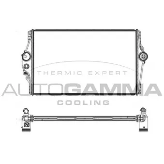 Intercooler, échangeur AUTOGAMMA 107668