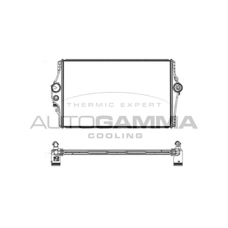 Intercooler, échangeur AUTOGAMMA 107668