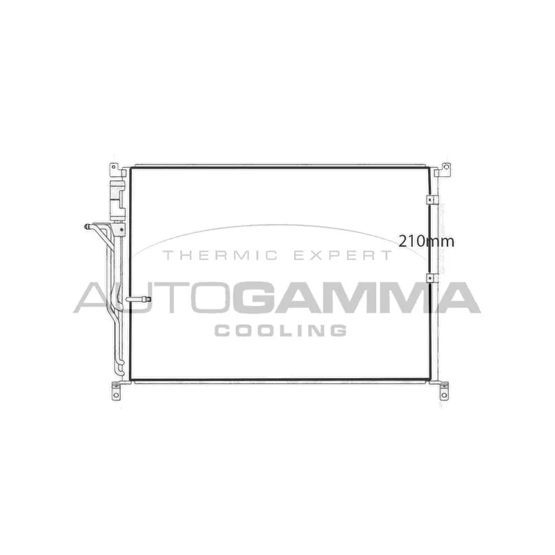 Condenseur, climatisation AUTOGAMMA 107678