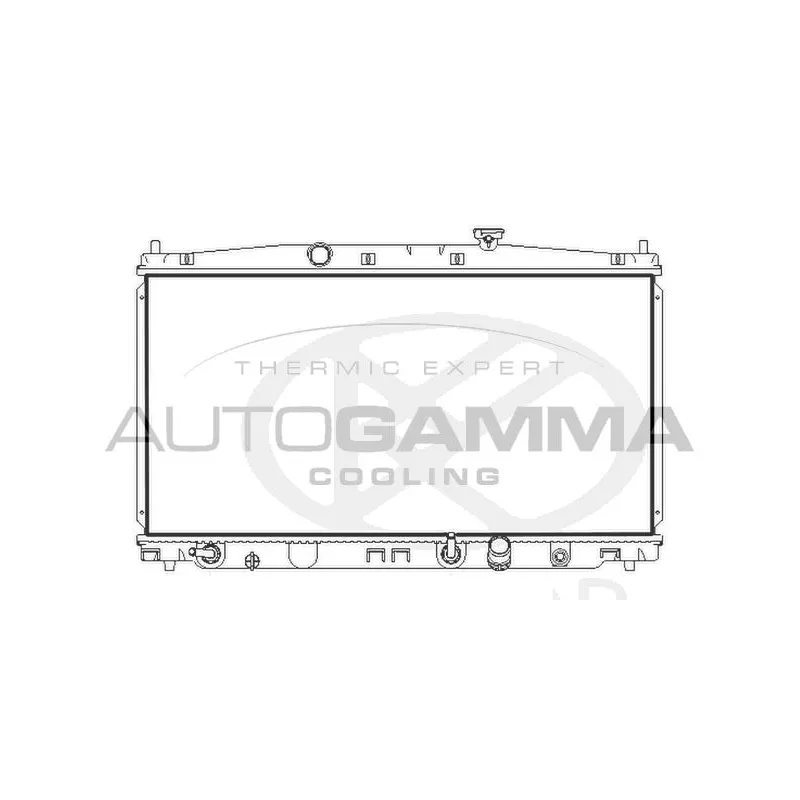 Radiateur, refroidissement du moteur AUTOGAMMA 107723