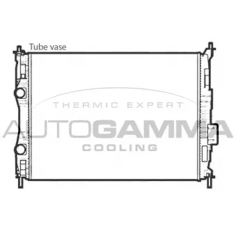 Radiateur, refroidissement du moteur AUTOGAMMA 107756