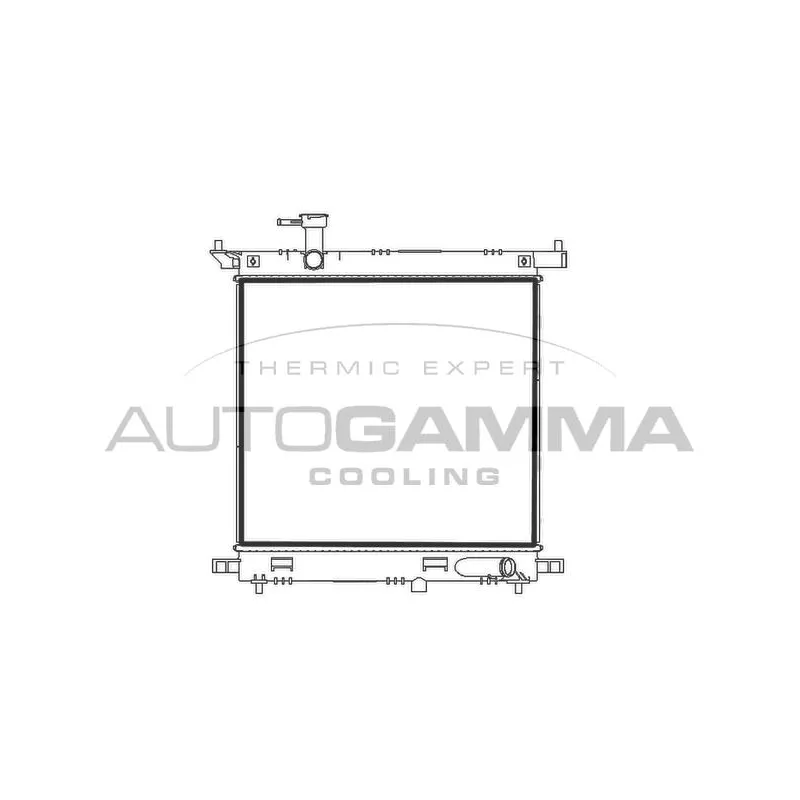 Radiateur, refroidissement du moteur AUTOGAMMA 107782