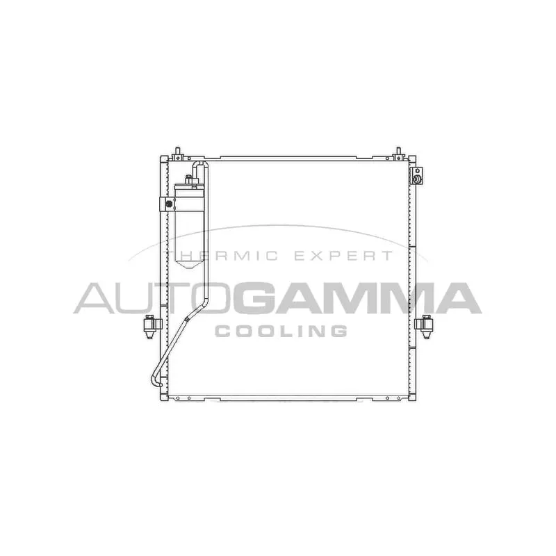 Condenseur, climatisation AUTOGAMMA 107786