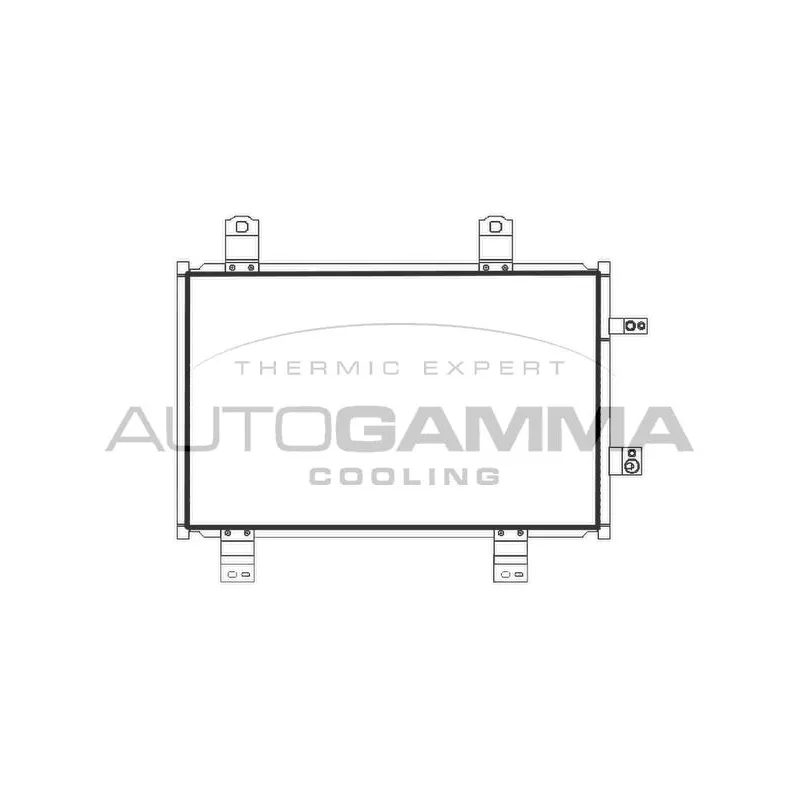 Condenseur, climatisation AUTOGAMMA 107787