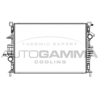 Radiateur, refroidissement du moteur AUTOGAMMA 107820