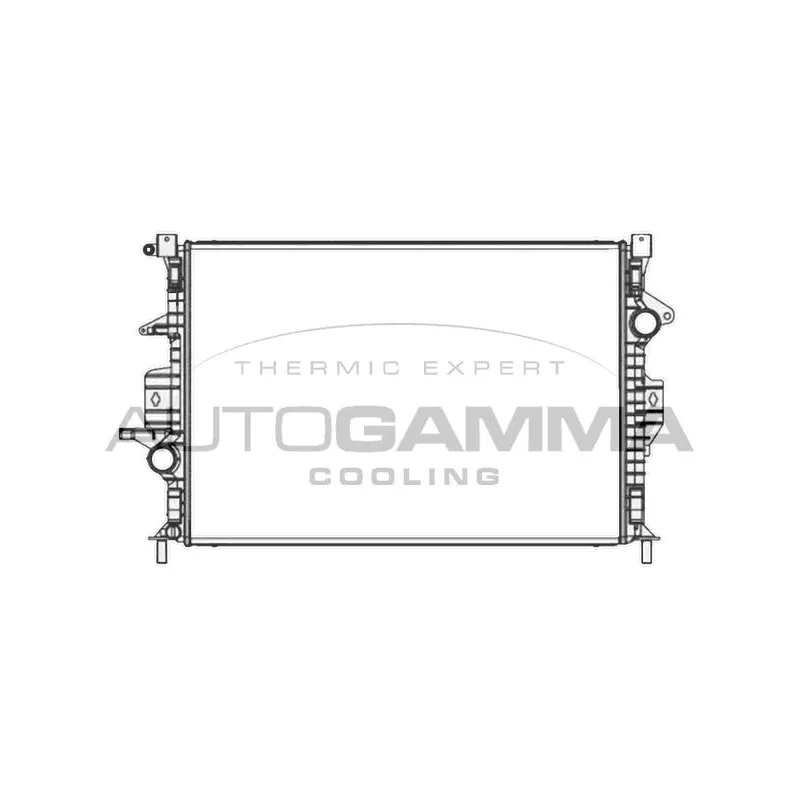 Radiateur, refroidissement du moteur AUTOGAMMA 107821