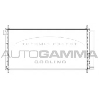 Condenseur, climatisation AUTOGAMMA 107871