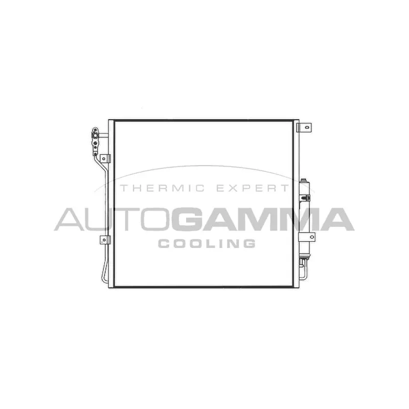 Condenseur, climatisation AUTOGAMMA 107877