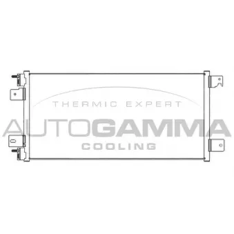 Condenseur, climatisation AUTOGAMMA 107878