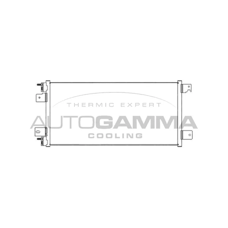 Condenseur, climatisation AUTOGAMMA 107878