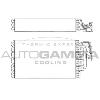 Évaporateur climatisation AUTOGAMMA