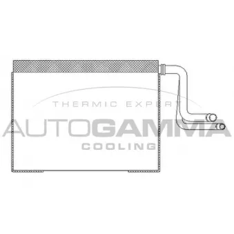 Évaporateur climatisation AUTOGAMMA 112084