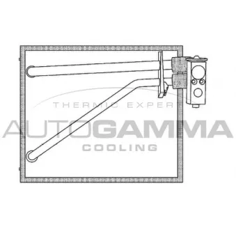 Évaporateur climatisation AUTOGAMMA 112109