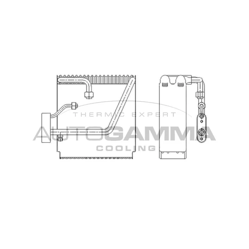 Évaporateur climatisation AUTOGAMMA 112120