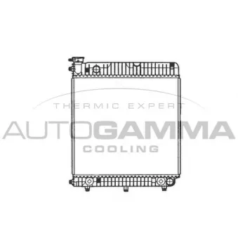 Radiateur, refroidissement du moteur AUTOGAMMA 402006