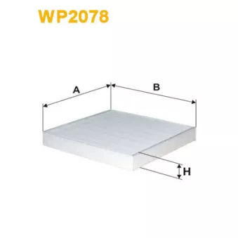Filtre, air de l'habitacle WIX FILTERS WP2078