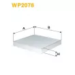 Filtre, air de l'habitacle WIX FILTERS WP2078 - Visuel 2