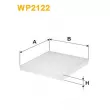 Filtre, air de l'habitacle WIX FILTERS WP2122 - Visuel 1