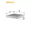 Filtre, air de l'habitacle WIX FILTERS WP2211 - Visuel 2