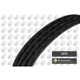 Courroie trapézoïdale à nervures BGA 4PK1100