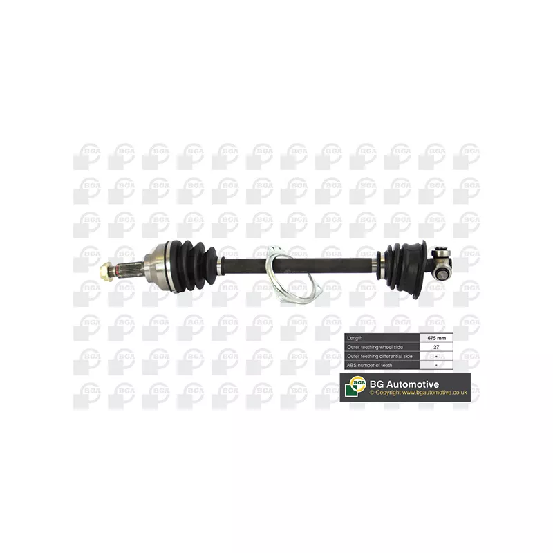 Arbre de transmission avant gauche BGA DS7319L