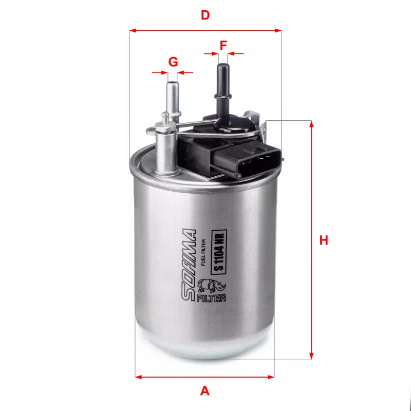 Filtre à carburant SOFIMA S 1104 NR