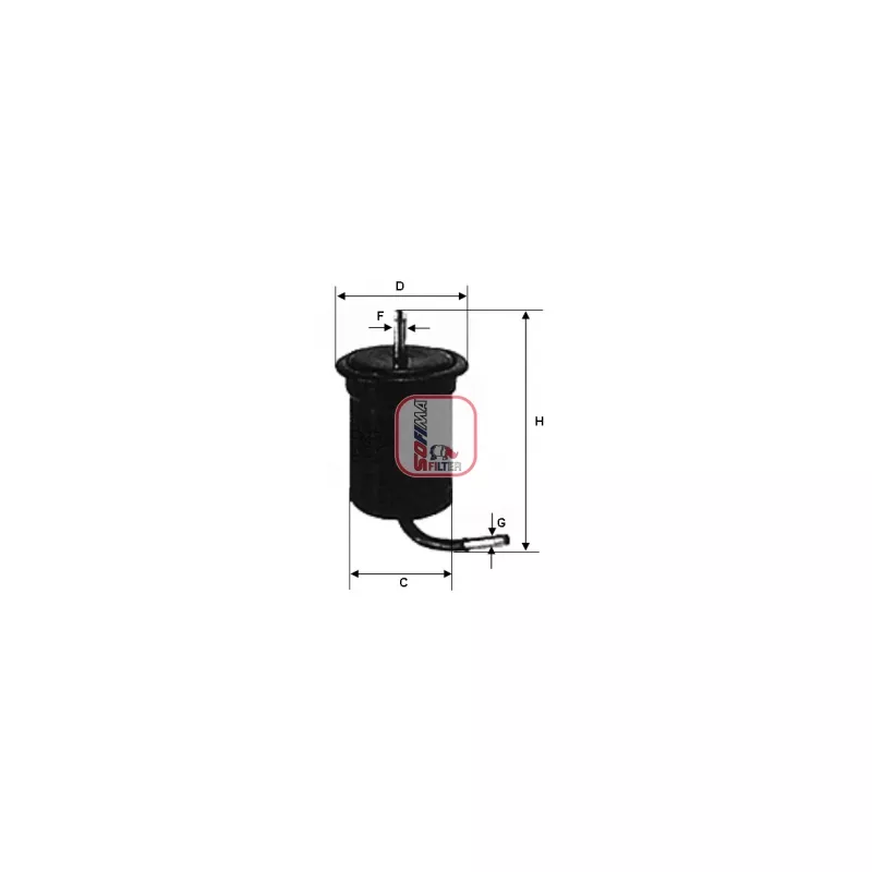 Filtre à carburant SOFIMA S 1761 B