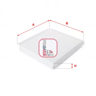 Filtre, air de l'habitacle SOFIMA S 3118 C