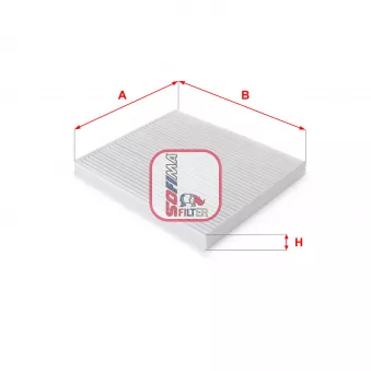 Filtre, air de l'habitacle SOFIMA S 3125 C