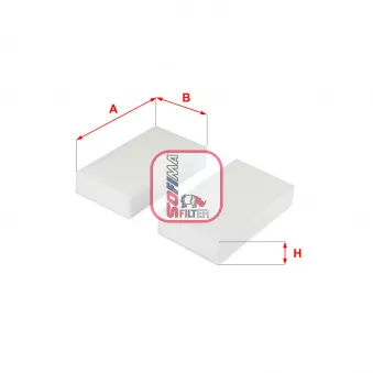 Filtre, air de l'habitacle SOFIMA S 3253 C