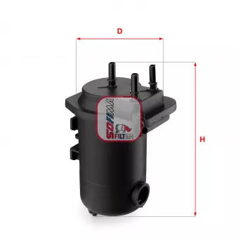 Filtre à carburant SOFIMA S 4051 NR