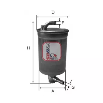 Filtre à carburant SOFIMA S 4072 NR