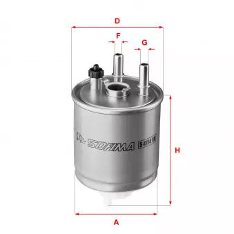 Filtre à carburant SOFIMA S 4114 NR