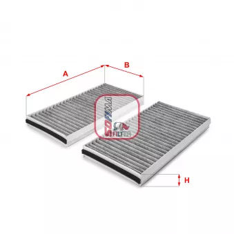 Filtre, air de l'habitacle SOFIMA S 4127 CA