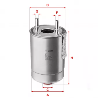 Filtre à carburant SOFIMA S 4147 NR