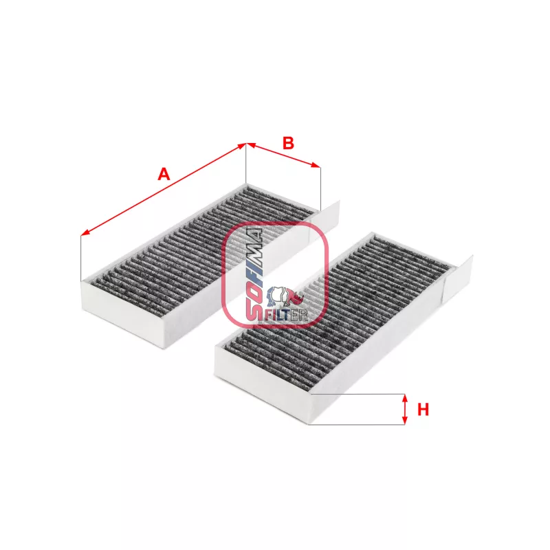 Filtre, air de l'habitacle SOFIMA S 4254 CA