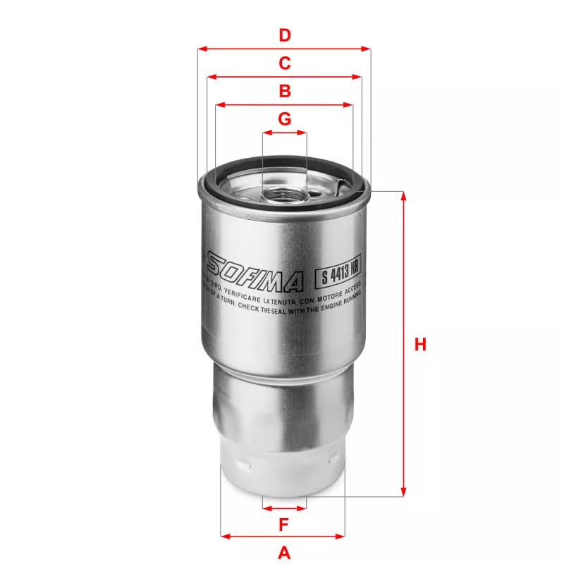 Filtre à carburant SOFIMA S 4413 NR