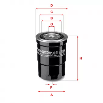 Filtre à carburant SOFIMA S 4423 NR