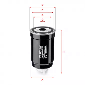 Filtre à carburant SOFIMA S 4439 NR