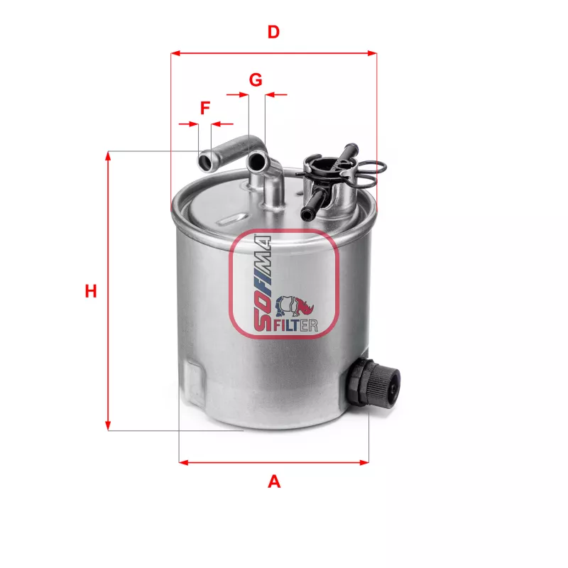 Filtre à carburant SOFIMA S 5394 GC