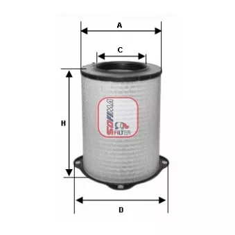 Filtre à air SOFIMA S 7587 A