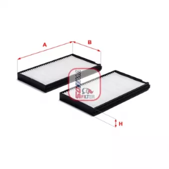 Filtre, air de l'habitacle SOFIMA S3394C